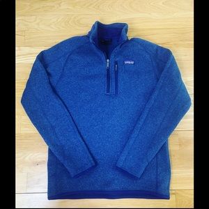 Patagonia Quarter Zip Sweater (NAVY) size Medium M